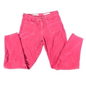 Pilcro & the Letterpress Pink High-Rise Skinny Corduroy Pants Size 30 OB1039986